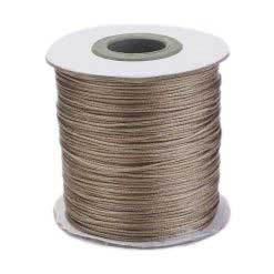 0.5mm Burlywood Round Waxed Polyester Cord/Thread 169.5 yd (155 m) 280-