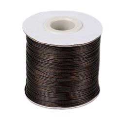 0.5mm Coconut Brown Round Waxed Polyester Cord/Thread 169.5 yd (155 m) 280-