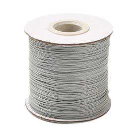 0.5 mm Light Gray Round Waxed Polyester Cord/Thread 169.5 yd (155 m) 280-