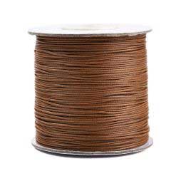 0.5 mm Sienna Brown Round Waxed Polyester Cord/Thread 169.5 yd (155 m) 280-