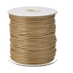 0.8 mm Camel Round Waxed Polyester Cord/Thread 174 yd (160 m) 280-