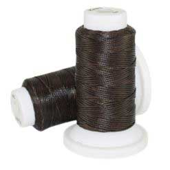 0.8 mm Coffee Flat Waxed Polyester Cord/Thread 54.5 yd (50 m) 280-