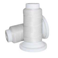 0.8 mm White Flat Waxed Polyester Cord/Thread 54.5 yd (50 m) 280-