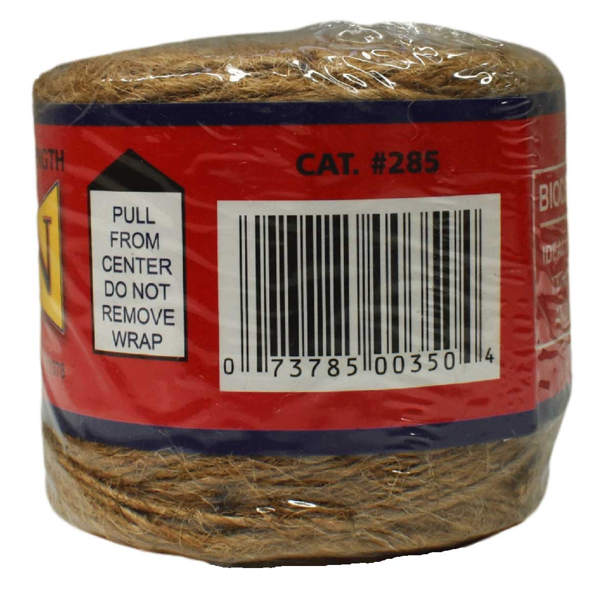 1 mm (3/64") 1 Ply Jute Twine/Cord Roll 86 m (285 ft) Webstaurantstore