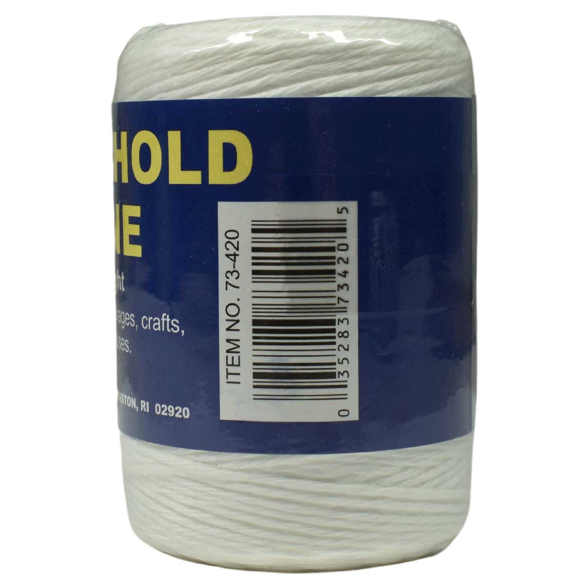 1 mm (3/64") White Kit and Household Cotton Twine 61 m (200 ft) T.W. Evans Cordage Co. Inc.