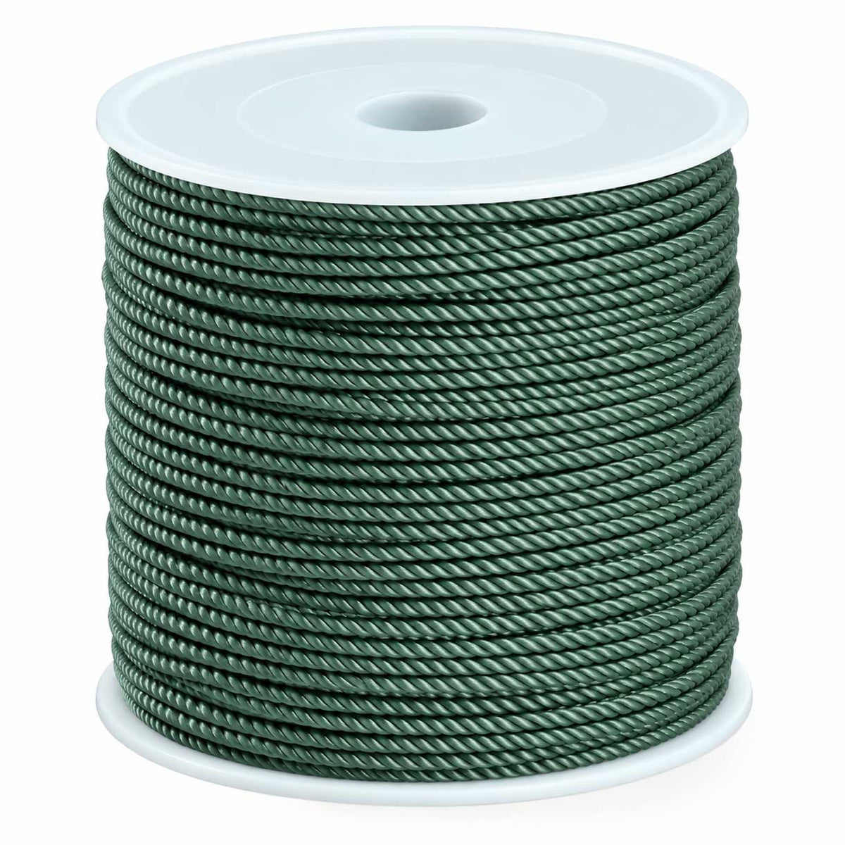 1.2 mm (3/64") Light Sea Green Cotton Macrame Cord 50 m (54.5 yd) 280-