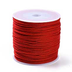 1.2 mm (3/64") Red Cotton Macrame Cord 50 m (54.5 yd) 280-