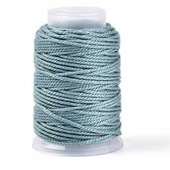 1.5 mm (1/16") Light Blue Cotton Macrame Cord 22 m (24 yd) 280-