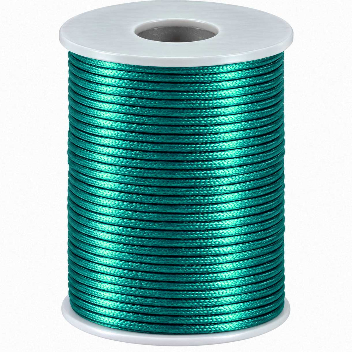 1.5 mm Steel Blue Polyester Rattail Satin Cord/Thread 49.2 yd (45 m) 280-