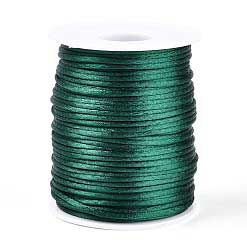 1.5 mm Dark Green Polyester Rattail Satin Cord/Thread 49.2 yd (45 m) 280-