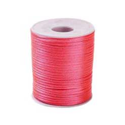 1.5 mm Deep Pink Polyester Rattail Satin Cord/Thread 49.2 yd (45 m) 280-