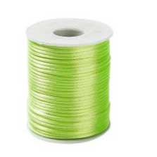 1.5 mm Green Yellow Polyester Rattail Satin Cord/Thread 449.2 yd (45 m) 280-