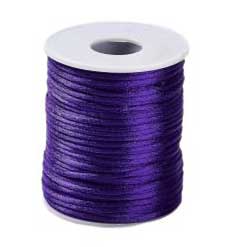 1.5 mm Indigo Polyester Rattail Satin Cord/Thread 49.2 yd (45 m) 280-
