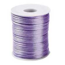 1.5 mm Lilac Polyester Rattail Satin Cord/Thread 49.2 yd (45 m) 280-