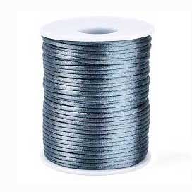 1.5 mm Slate Gray Polyester Rattail Satin Cord/Thread 49.2 yd (45 m) 280-