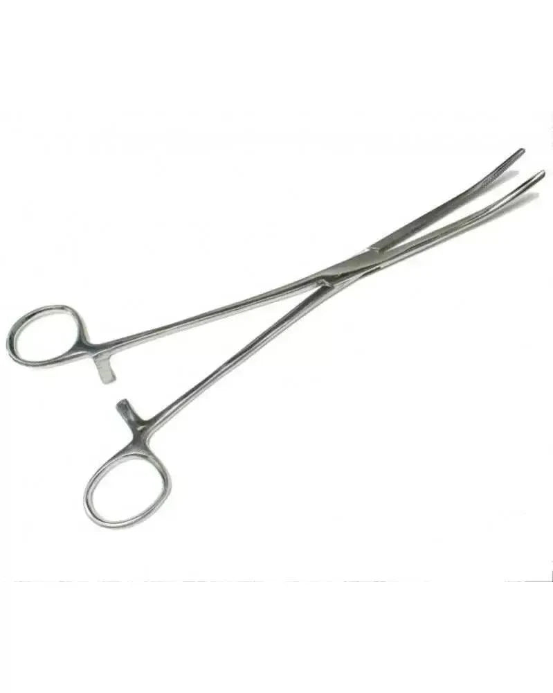 10" Curved Nose Stainless Steel Locking Forceps (1 Pack) Sona Enterprises