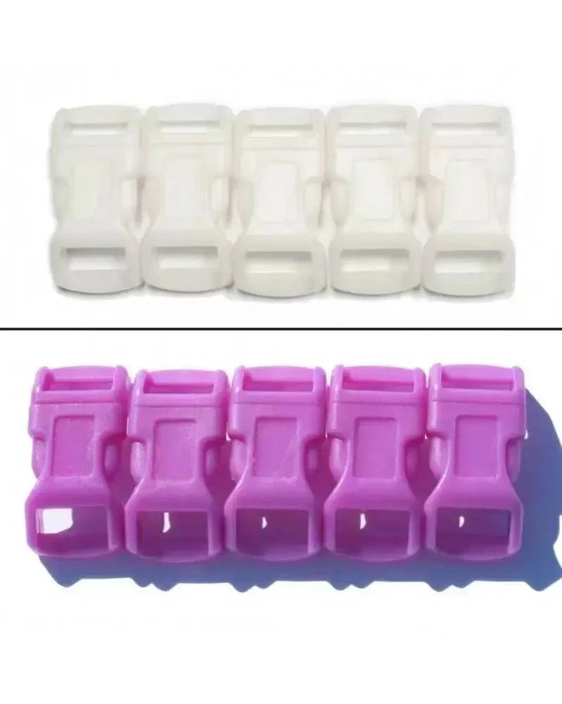 1/2" Purple Color Changing Plastic Side Release Buckles (10 pack) Discounts Available paracordwholesale