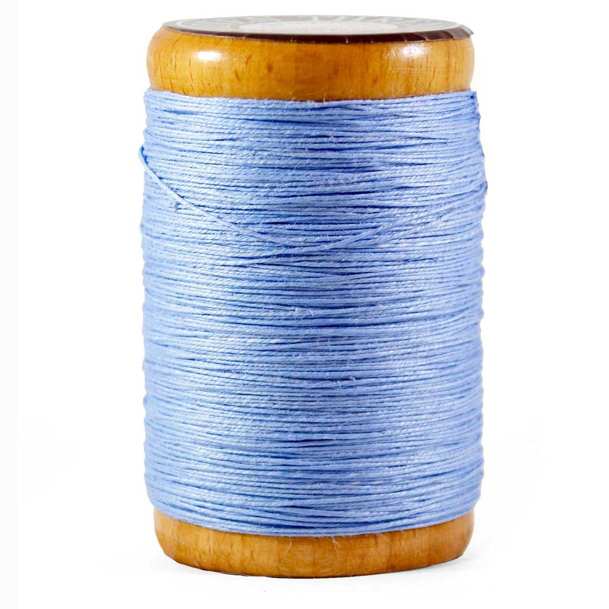 12/3 (1 mm or 3/64") Denim Premium Round Linen Thread 116 m (381 ft or 127 yd) Hemptique