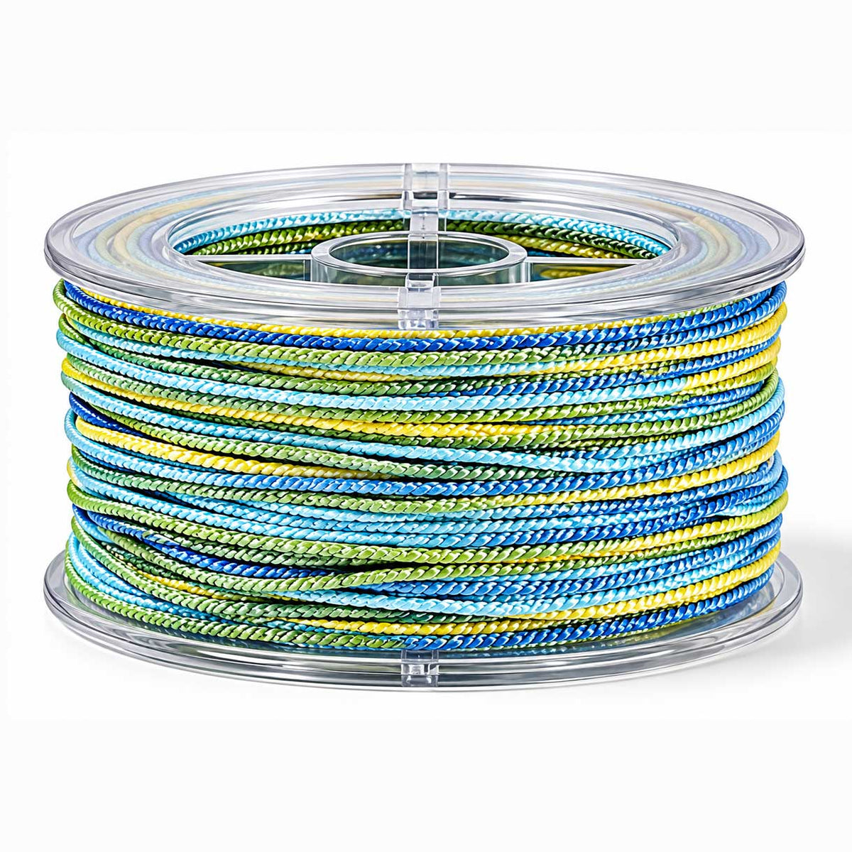 1 mm Cornflower Blue Metallic Segmented/Gradient Polyester Cord/Thread 29.5 yd (27 m) 280-