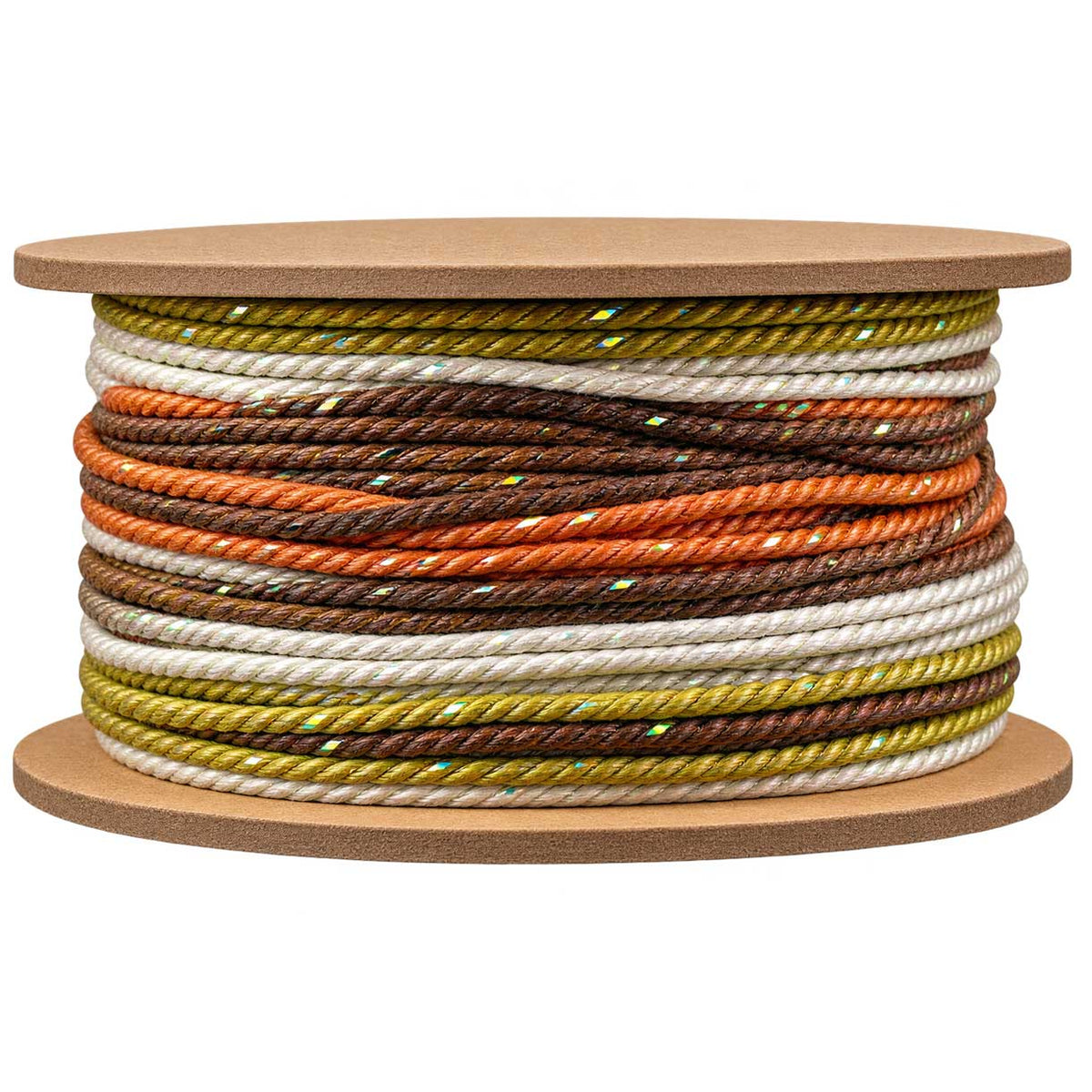 1 mm Dark Khaki Segmented/Gradient Cotton Cord/Thread 32.5 yd (30 m) 280-