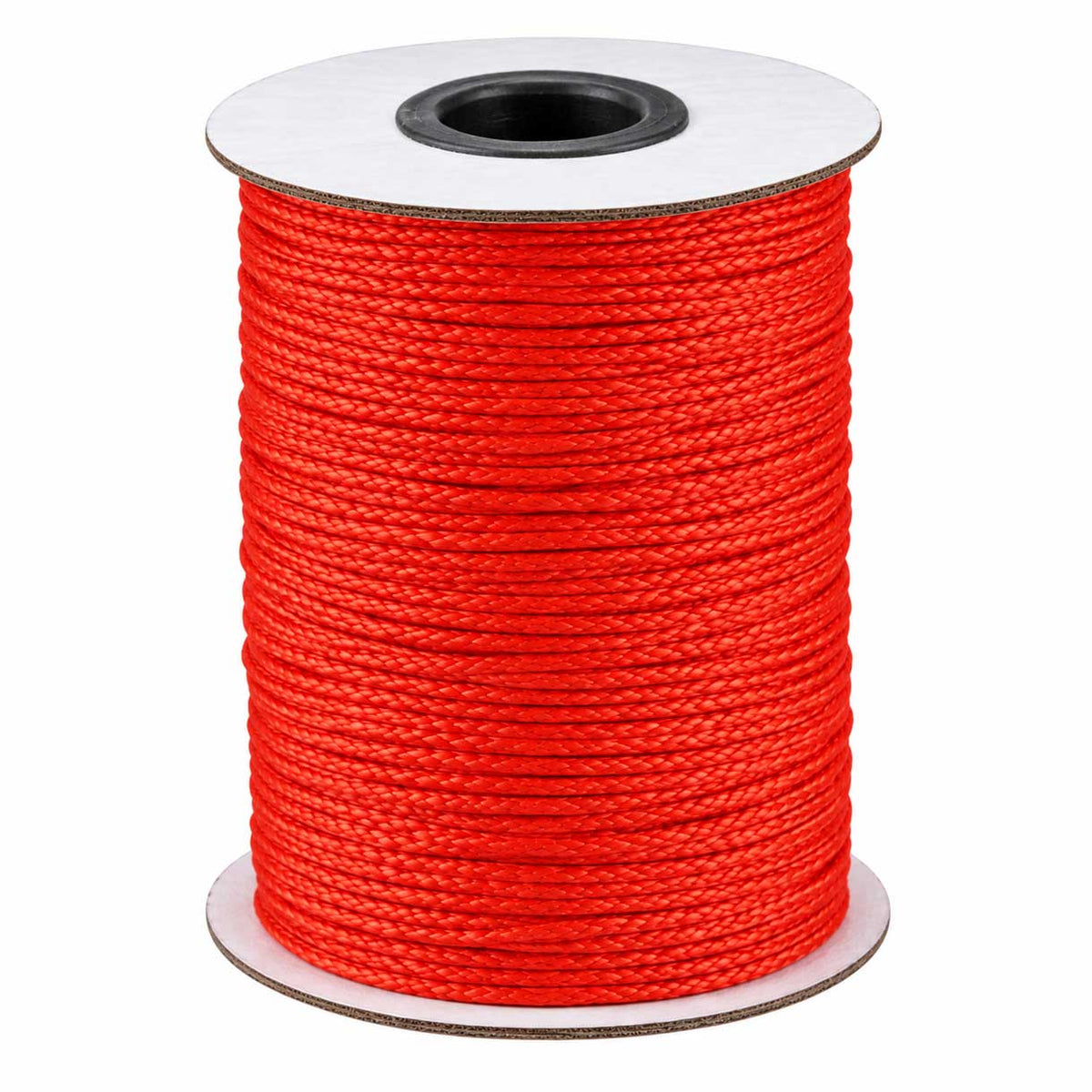 1 mm Orange Red Round Waxed Polyester Cord/Thread 85 yd (77.5 m) 280-