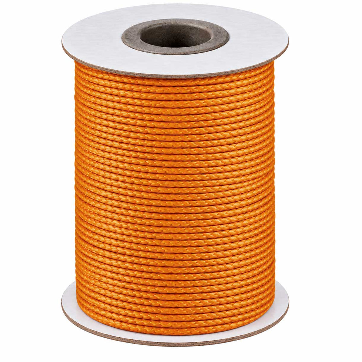 1 mm Orange Round Waxed Polyester Cord/Thread 85 yd (77.5 m) 280-