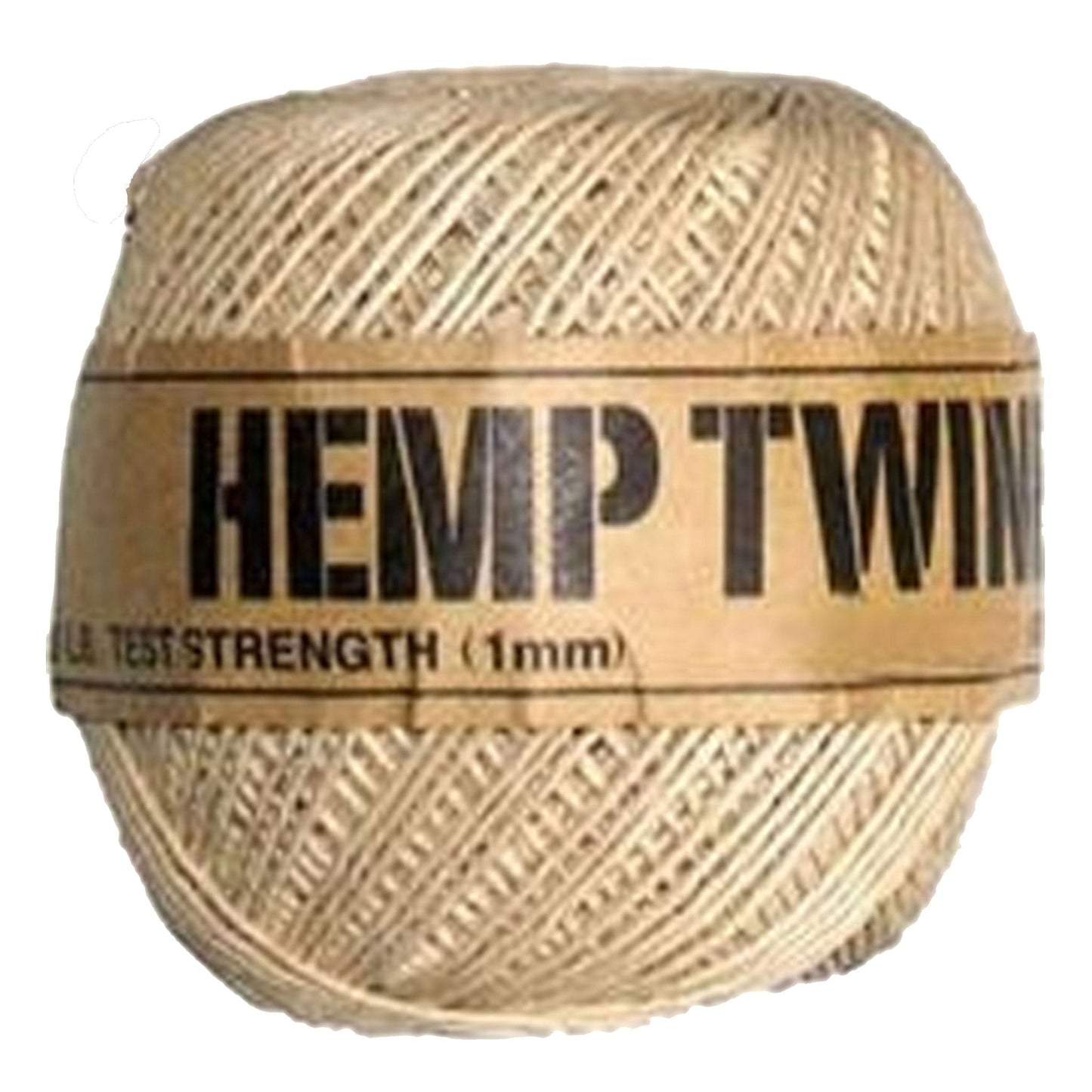 1 mm (3/64") Natural Hemp Twine/Cord Ball 131 m (430 ft) Hemp Traders