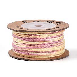 1 mm Beige Segmented/Gradient Cotton Cord/Thread 32.5 yd (30 m) 280-