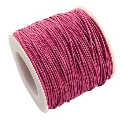 1 mm Camellia Round Waxed Poly/Cotton Cord/Thread 100 yd (91.4 m) 280-