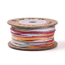 1 mm Circus Segmented/Gradient Cotton Cord/Thread 32.5 yd (30 m) 280-