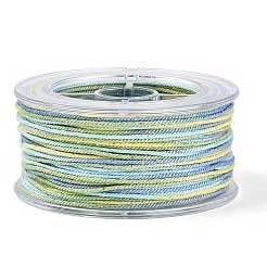 1 mm Cornflower Blue Metallic Segmented/Gradient Polyester Cord/Thread 29.5 yd (27 m) 280-