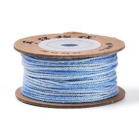 1 mm Cornflower Blue Segmented/Gradient Cotton Cord/Thread 32.5 yd (30 m) 280-