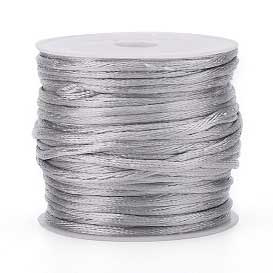 1 mm Gainsboro Nylon Rattail Satin Cord/Thread 32.8 yd (30 m) 280-