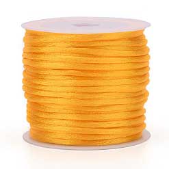 1 mm Gold Nylon Rattail Satin Cord/Thread 32.8 yd (30 m) 280-