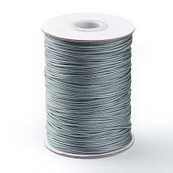 1 mm Gray Round Waxed Polyester Cord/Thread 85 yd (77.5 m) 280-