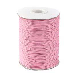 1 mm Hot Pink Round Waxed Polyester Cord/Thread 85 yd (77.5 m) 280-