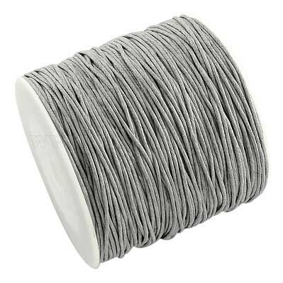 1 mm Light Round Gray Waxed Poly/Cotton Cord/Thread 100 yd (91.4 m) 280-