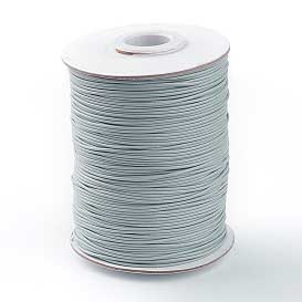 1 mm Light Gray Round Waxed Polyester Cord/Thread 85 yd (77.5 m) 280-