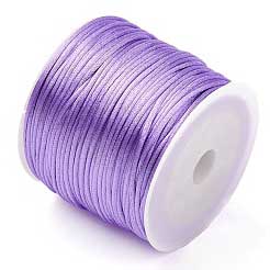 1 mm Lilac Nylon Rattail Satin Cord/Thread 32.8 yd (30 m) 280-