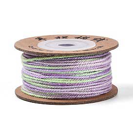 1 mm Lilac Segmented/Gradient Cotton Cord/Thread 32.5 yd (30 m) 280-
