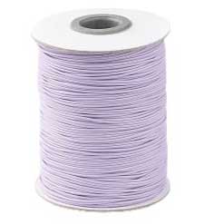 1 mm Lilac Round Waxed Polyester Cord/Thread 85 yd (77.5 m) 280-