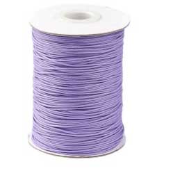 1 mm Medium Purple Round Waxed Polyester Cord/Thread 85 yd (77.5 m) 280-
