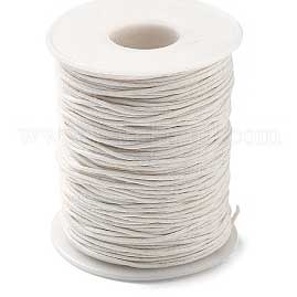 1 mm Old Lace Round Waxed Poly/Cotton Cord/Thread 100 yd (91.4 m) 280-