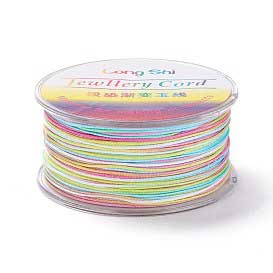 1 mm Pastel Segmented/Gradient Polyester Cord/Thread 54.5 yd (50 m) 280-