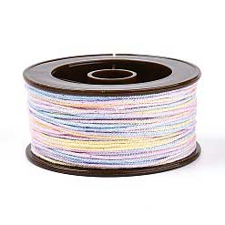 1 mm Pastel #1 Metallic Segmented/Gradient Polyester Cord/Thread 29.5 yd (27 m) 280-