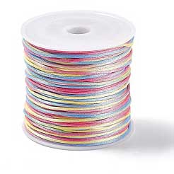 1 mm Rainbow Segmented/Gradient Nylon Cord/Thread 50 yd (47.5 m) 280-