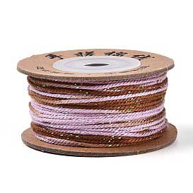 1 mm Saddle Brown Segmented/Gradient Cotton Cord/Thread 32.5 yd (30 m) 280-