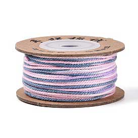 1 mm Steel Blue Segmented/Gradient Cotton Cord/Thread 32.5 yd (30 m) 280-