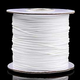 1 mm White Round Waxed Polyester Cord/Thread 85 yd (77.5 m) 280-