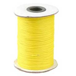 1 mm Yellow Round Waxed Polyester Cord/Thread 85 yd (77.5 m) 280-